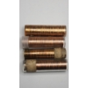 Image 1 : (4) Nearly Full Uncounted Tubes Of Assorted Years/Mint Marks Copper Lincoln Wheat Cents