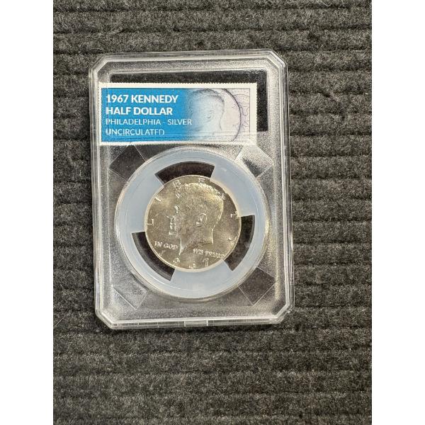 1967 Kennedy Half Dollar Philadelphia Silver UNC