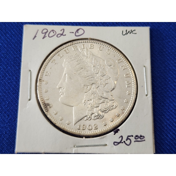 1902-O UNC 90% Silver Morgan Dollar