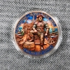 Image 1 : Scurvy-Free... Heavily Swole, Ahoy ~ 1 Troy Ounce .999 Fine Copper Round Colorized & in Capsule 
