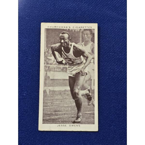 1939 Churchman's Kings of Speed Tobacco Jesse Owens #45
