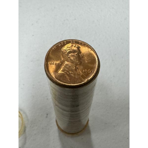 1967 United States Lincoln Penny Roll - BU - Uncirculated - Mint Condition