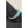 Image 8 : Women's Sterling Silver 16" Necklace, Size 7 Ring & Earrings Set - Total Weight: 7.7g