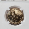 Image 2 : NGC PF70 Reverse Proof 2018-S Sacagawea Jim Thorpe Dollar FDOI Signed by Mercanti