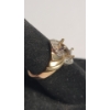 Image 3 : 10K Yellow Gold Marquise Setting Engagement Ring - Size 5 - Weight: 4.7g