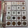 Image 2 : Large Red Binder with Two Pages of Assorted Tokens, Medals, Commemoratives - See Photos! 