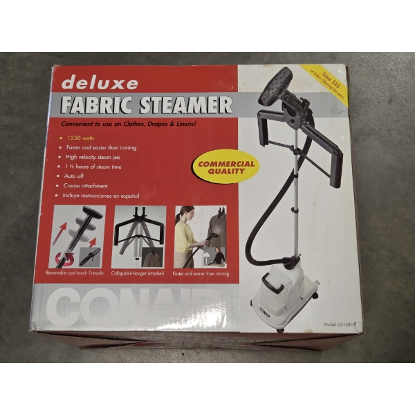 New In Box- Conair Commercial Quality Deluxe Fabric Steamer