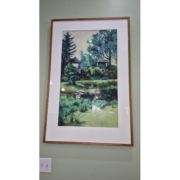 PICKUP IN NORTHFIELD - Large Decorative Framed Print As Shown 46 x 30 O/A Image Is 36" x 21" 