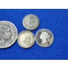 Image 4 : Lot of 4 Assorted Foreign Silver Coins - See Description!  