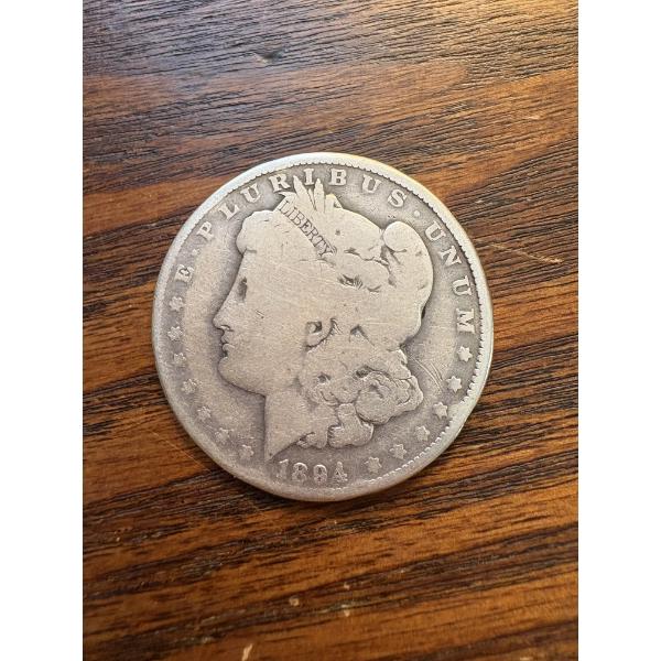 1894-O Morgan Silver Dollar - FV $1.00 