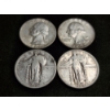 Image 2 : $1.00 Face Value in Assorted 90% Silver U.S. Quarters Including Standing Liberties & Washington Head