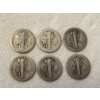 Image 2 : 6 - United States Mercury Silver Dimes - Harder To Find Dates