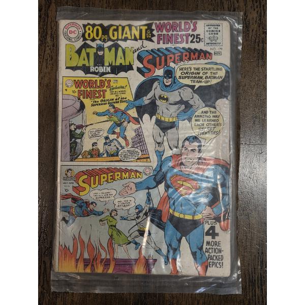No. 179 Nov. DC Batman And Superman Comic In Mint Condition