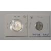 Image 6 : 1943 Washington 90% Silver Quarter & 1944 90% Silver Mercury Dime - Face Value: $0.35