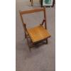Image 6 : Lot Of 5 Smaller size Wooden Folding Chairs All In Excellent Condition
