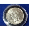 Image 2 : Uncirculated 1922 90% Silver Peace Dollar in Capsule