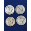 Image 2 : x4 Assorted Years United States Standing Liberty 90% Silver Quarters FV: $1.00