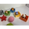 Image 4 : Zoo houses with animals - Rubber Duck & Small Balls - Bear - Elephant - Lion - Panda - Etc.