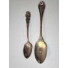 Image 1 : x2 Sterling Silver Souvenir Spoons Alliance Ohio, Carnegie Library TW: 22.5g