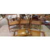 Image 1 : Lot Of 5 Smaller size Wooden Folding Chairs All In Excellent Condition