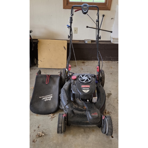 Louisville Home Pickup - Craftsman Platinum 7.25 HP Self Propelled Mower w Bag - Nice!