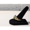 Image 3 : 14K Gold Ring with Jade Stone Size 10 TW: 5.4g