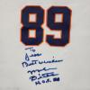 Image 1 : HAND SIGNED Mike Ditka Autographed Long Sleeve White XL Shirt Ft #89 ~ 1988 HOF Football Player!