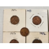 Image 2 : x14 Assorted Years United States Lincoln Wheat Cents 