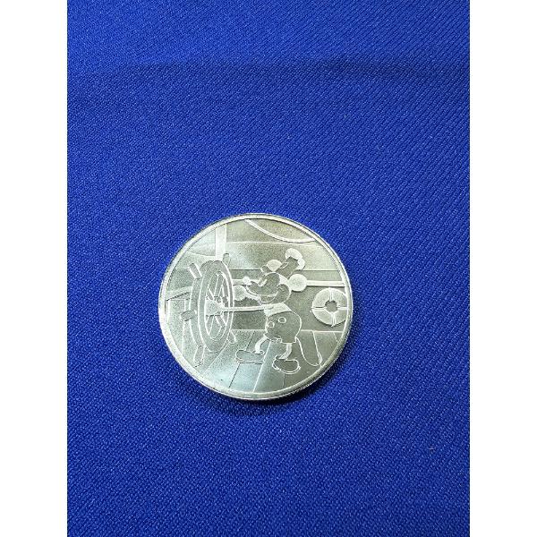 1928 Disney Mickey Mouse "Steamboat Willie" 1 oz .999 Fine Silver Round - Mint Condition