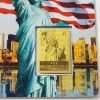 Image 4 : Statue of Liberty Gold Coin Card - 1/1000 oz .9999 Fine Gold 