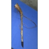Image 5 : Vintage Music Instrument With Horn Bell And Leather Carrying Strap 25.5''