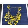 Image 1 : Unique & Beautiful Necklace & Earring Set - Yellow - Very Cool!