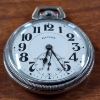 Image 9 :  Vintage Illinois Bunn Special Railroad Base Metal Pocket Watch 