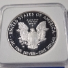 Image 4 : IGS PR70 DCAM GRADED 2008-W Silver 1 Oz American Eagle ~ WEST POINT MINT PROOF EAGLE ~ 1st Day Issue