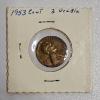 Image 1 : 1953 United States Lincoln Wheat Cent Variety Coin With 3 Doubled