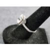 Image 5 : Stunning Platinum Ring Ft. Lighter Clear Stone - Weighs 4 Grams - About Size 6.5