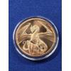 Image 1 : World of Dragons 1 oz .999 Fine Copper Round "The Welsh" in Capsule