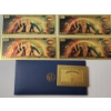 Image 9 : x8 Assorted WWE Stone-Cold Steve Austin $100 999999 24K Gold Foil Banknotes Set w/ CoA