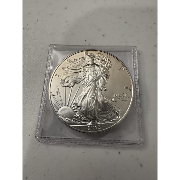 2013 United States One Ounce Silver Eagle .999 Silver - High Grade Coin