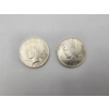 Image 1 : Lot of (2) - 1923 Silver Peace Dollar