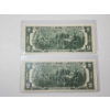 Image 6 : (2) U.S. 1976 $2 Notes With Post Mark & Stamp - Consecutive Serial Numbers - See Description!