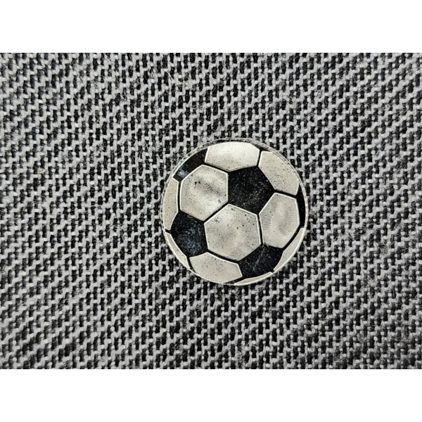 1 Gram .999 Fine Silver Soccer Ball Round - Incredible Detail - Limited Production