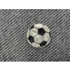 Image 1 : 1 Gram .999 Fine Silver Soccer Ball Round - Incredible Detail - Limited Production
