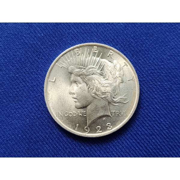 1923 90% Silver Peace Dollar in Excellent Condition