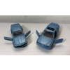 Image 1 : Lot of 2 Vintage Die-Cast Blue Toy Cars