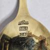Image 3 : Anton Michelsen Danish Gilded Sterling Silver And Enamel Commemorative Royal Wedding Spoon (49.1g)
