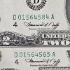 Image 2 : Two 1976 Series Consecutive Two Dollar Bills