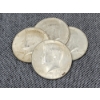 Image 1 : Four 90% Silver United States 1964 Kennedy Half Dollars ~ $2.00 Face Value