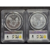 Image 2 : 2 PCGS MS69 American Silver Eagles incl Emergency Issue
