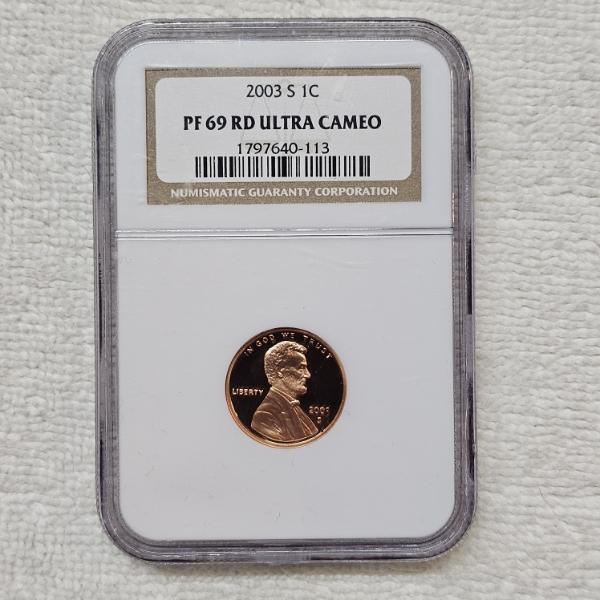 2003-S Lincoln Memorial Cent, Certified by NGC as Proof 69 Red Ultra Cameo